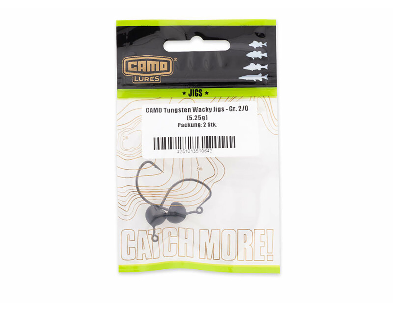 Camo Tungsten Wacky Jigs